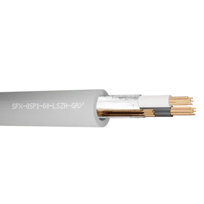 Read more on Securi-Flex SFX/OSP1-60-LSZH-GRY-100 | Belden Cable OSP1-60 1 Pair 18AWG Overall Foil Screen 600V LSZH Grey 8760 (100m)