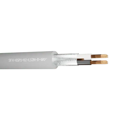 Read more on Securi-Flex SFX/OSP1-62-LSZH-D-GRY-100 | Belden Cable OSP1-62 1 Pair 20AWG Overall Foil Screen 600V Dca LSZH Grey 8762 (100m)