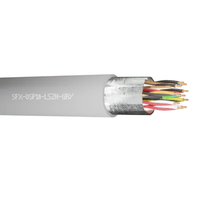 Read more on Securi-Flex SFX/OSP10-LSZH-GRY-1 | Belden Cable OSP10 10 Pair 24AWG Overall Foil Screen 600V LSZH Grey 9510 (1m)