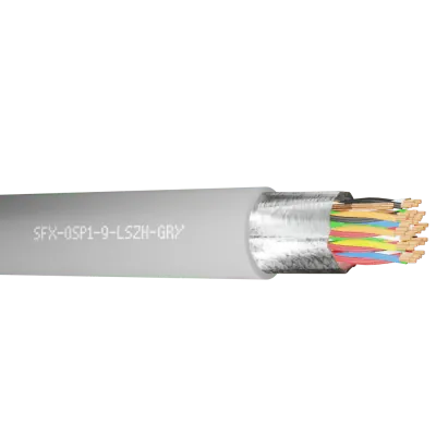 Read more on Securi-Flex SFX/OSP19-LSZH-GRY-1 | Belden Cable OSP19 19 Pairs 24AWG Overall Foil Screen 600V LSZH Grey 9519 (1m)