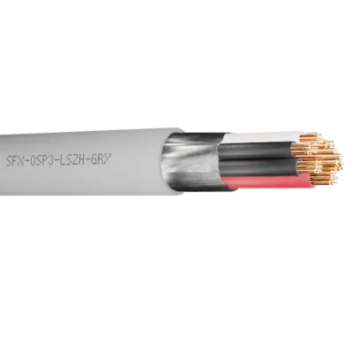 Read more on Securi-Flex SFX/OSP3-LSZH-GRY-100 | Belden Cable OSP3 3 Pairs 24AWG Overall Foil Screen 600V LSZH Grey 9503 (100m)