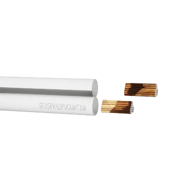 39761 Securi-Flex SFX/SPK-42-PVC-WHT-100 | Speaker Cable 2 Core 42x0.2mm (1.5mm) White PVC (100m)