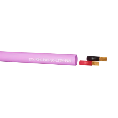 39763 Securi-Flex SFX/SPK-PRO-2C-LSZH-PNK-100 | Speaker Cable 2 Core BC 30x0.25mm 16AWG Pink LSZH (100m)