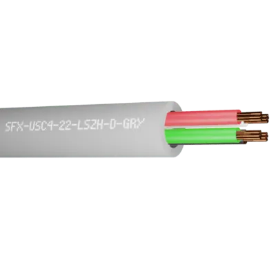 Read more on Securi-Flex SFX/USC4-22-LSZH-D-GRY-1 | Dali Cable USC4-22 2 Pairs 22AWG Unscreened 600V Dca LSZH Grey 8444 (1m)