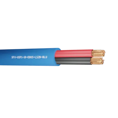 Read more on Securi-Flex SFX/USP1-18-EBUS-LSZH-BLU-1 | Modbus Cable E-Bus USP1-18 1 Pair 18AWG Unscreened 600V LSZH Blue 9740 (1m)