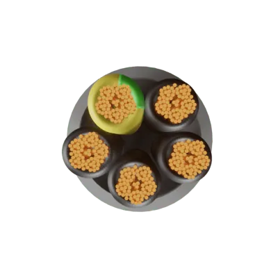 Securi-Flex SFX/YY-5C-1.0-LSZH-GRY-NBR-U-100 | YY Cable Flexible 1mm 5 Core Numbered Cores LSZH Grey (100m)