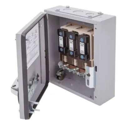 Eaton 15KXTNC2F | 20A Triple Pole + Neutral TPN Fused Switch Disconnector