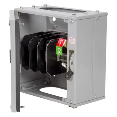 25719-2 Eaton 63GNC | Glasgow 63A Triple Pole + Neutral Fused Switch Disconnector, Metal