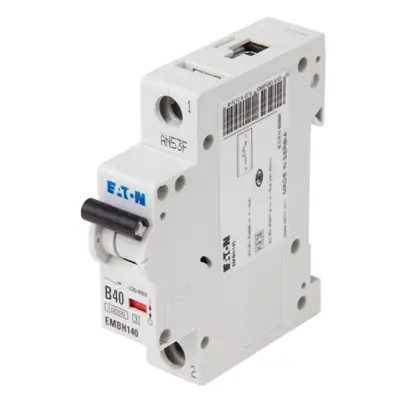 Read more on Eaton EMBH140 | Memshield 3 40A 10kA Type B Single Pole SP MCB