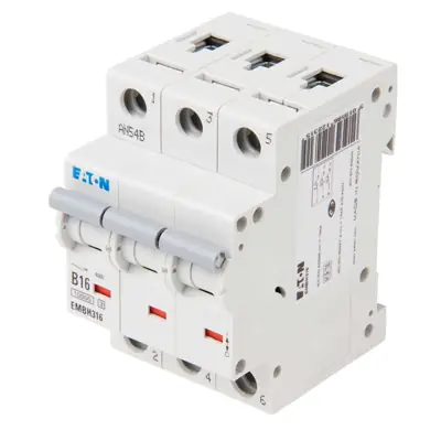 Read more on Eaton EMBH316 | Memshield 3 16A 10kA Type B Triple Pole TP MCB