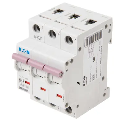 Read more on Eaton EMBH332 | Memshield 3 32A 10kA Type B Triple Pole TP MCB