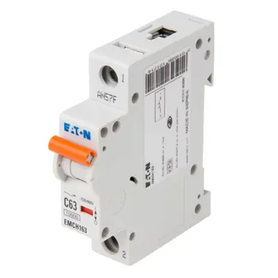 Read more on Eaton EMCH163 | Memshield 3 63A 10kA Type C Single Pole SP MCB