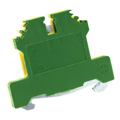 21249-2 Europa CGT6U | 6mm DIN Rail Earth Terminal