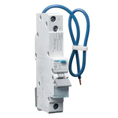 Read more on Hager ADA132U | 32A 30mA 10kA B Curve Type A Single Pole SP RCBO