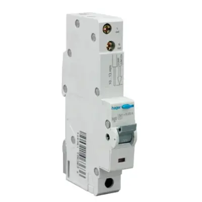 Read more on Hager ADA140G | 40A 30mA 6kA B Curve Type A Single Pole SP RCBO