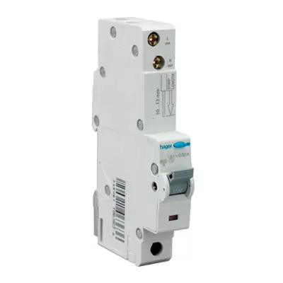 Read more on Hager ADA160U | 10A 30mA 10kA C Curve Type A Single Pole SP RCBO