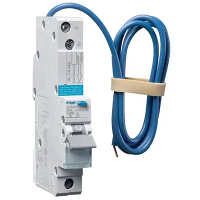 Read more on Hager ADB416U | 16A 30mA 10kA B Curve Type A Single Pole SP RCBO