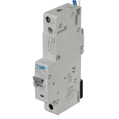 Hager ADB432U | 32A 30mA 10kA B Curve Type A Single Pole SP RCBO