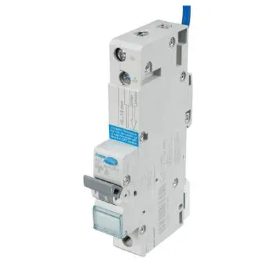Hager ADC406U | 6A 30mA 10kA C Curve Type A Single Pole SP RCBO