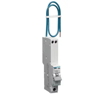 Hager ARR910U | 10A 30mA 6kA 1 Module B Curve Type A Single Pole + Neutral SPN AFDD Combined RCBO