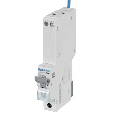 Read more on Hager ARR932U | 32A 30mA 6kA 1 Module B Curve Type A Single Pole + Neutral SPN AFDD Combined RCBO
