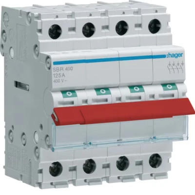 Read more on Hager JK11254S | 125A Four Pole TP Switch Disconnector Incomer Kit