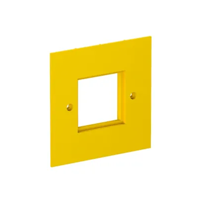 Read more on OBO Bettermann 6109840 | Single Socket Cover Plate For HoverCube, Yellow