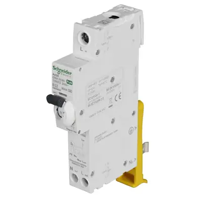 23250-2 Schneider Electric A9D56832 | Acti9 iC60H 32A 30mA 10kA Single Pole + Neutral SPN Type B RCBO