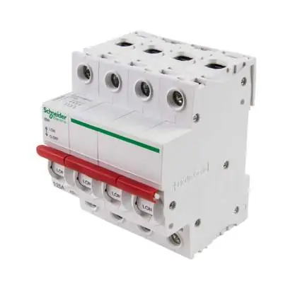 Schneider Electric SEA91254 | Merlin Acti9 Isobar 125A 4 Pole Type B Main Switch Disconnector