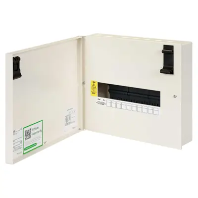 23262-2 Schneider Electric SEA9APN10 | Merlin Acti9 Isobar 125A 10 Way Single Pole + Neutral SPN Distribution Board