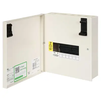 23264-2 Schneider Electric SEA9APN6 | Merlin Acti9 Isobar 125A 6 Way Single Pole + Neutral SPN Distribution Board