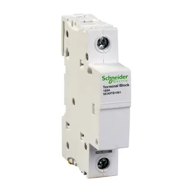 Read more on Schneider Electric SEA9TB1001 | Acti 9 100A Single Pole 1P Direct Connection Terminal Block