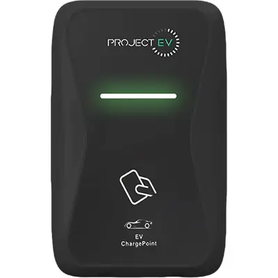 Project EV EVA-07S-SE-RFID-4G | 7.3kW 32A 230V RFID & 4G Single Phase Pro Earth Electric Car Charger