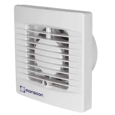 Read more on National Ventilation MER100T | 100mm Axial Ceiling/Wall Bathroom Extractor Fan with Timer