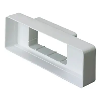 Read more on National Ventilation MONV247 | Monsoon Airbrick Adapter for System 100 110x54mm Flat Ducting, White
