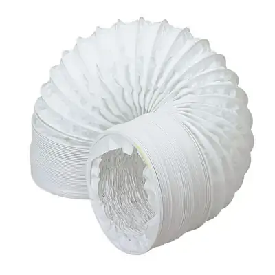 Read more on National Ventilation MONV5615W | Monsoon 125mm 15m Domestic Round Flexible PVC Ducting Hose, White