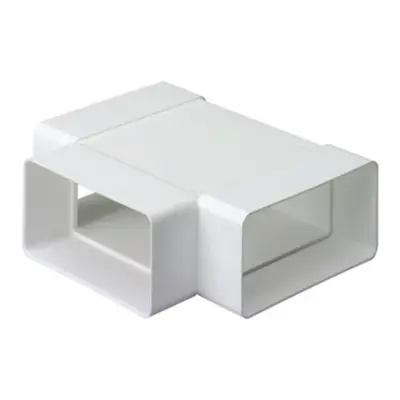Read more on National Ventilation MONV5630 | Monsoon 204x60mm Horizontal T Piece Connector for System 125, White