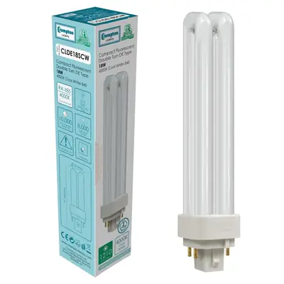 thumbnail image 2 of Circle Lighting 6-Pack PLT-26W CFL Bulbs - 5000K Super White Triple Tube GX24q-3 Base 2 of 14