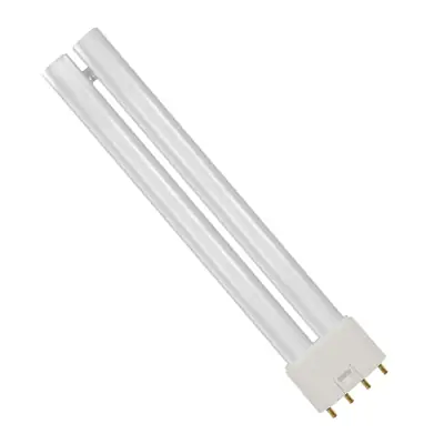 Read more on Crompton CLL18SCW | 18W 4000K 2G11 CFL Single Turn L Dimmable Compact Lamp Light Bulb, Cool White