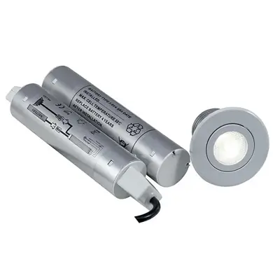 Read more on Ansell ABLED 3NM | Beacon 5W 6500K IP20 LED Emergency Adjustable Downlight Non-Maintained with Remote Driver & Battery Pack