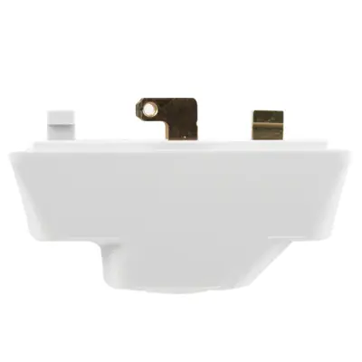 22988-2 Hager P22 | 6A 3 Pin Plug With Cord Grip & Cover, White