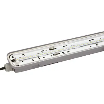 23335-4 HALO STR04-30-S-001 | Spectre 30W IP65 4000K LED Vapour Proof Single Luminaire, 4 Foot