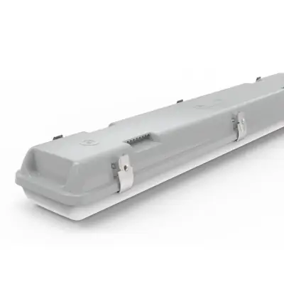 23338-3 HALO STR04-40-T-001 | Spectre 40W IP65 4000K LED Vapour Proof Twin Luminaire, 4 Foot