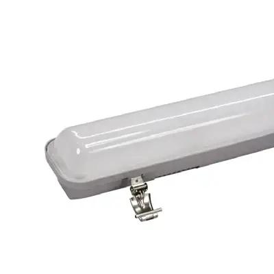 30830-2 HALO STR05-25-S-001-E | Spectre 25W IP65 4000K LED Emergency Vapour Proof Single Luminaire, 5 Foot