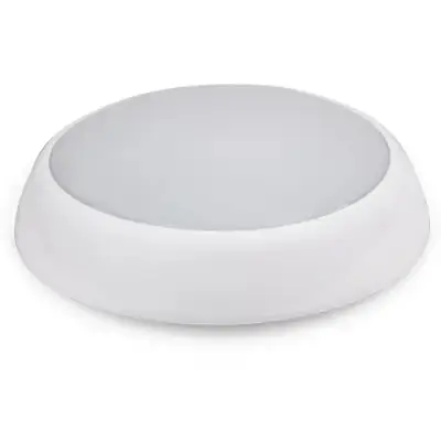 30835-4 HALO TB32-12GTR-MNF-E | Thunderball 12W IP65 2D Tri-Colour LED Bulkhead, Emergency