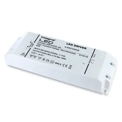Read more on Integral LED ILDRCVA048 | 100W 24V DC 220-240V AC IP20 Non-Dimmable Constant Voltage Driver