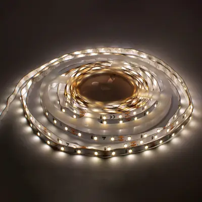32819-2 Integral LED ILSTWHIA125W | 8mm 6W/m 4000K 460lm/m 12V DC IP20 60LED/m LED Dimmable Flexible Strip Lights and Driver Pack, 5m