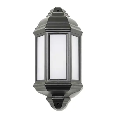 Read more on KSR KSR1151BLK | Manta 10W 4000K 400lm IP44 LED Polycarbonate Half Wall Lantern, Black