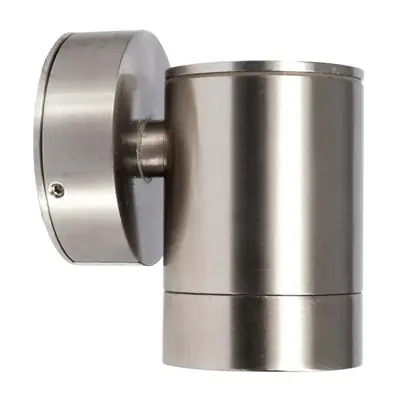 Read more on KSR KSR1290 | Tulua 35W GU10 IP65 Single Wall Light, Stainless Steel