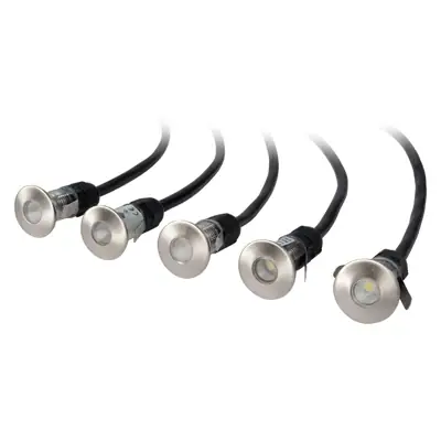 Read more on KSR KSR1294BLU | Cabello Mini 0.1W Blue IP67 LED Ground / Wall Recessed Light, Stainless Steel